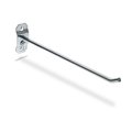Triton Products 8 In. Single Rod 30 Degree Bend Steel Pegboard Hook for LocBoard 5 Pack 51813
